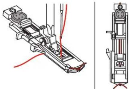 Bernette b77 - Coudre une boutonnière automatique - 9