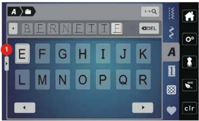 Bernette b77 - Créer des lettres - 7