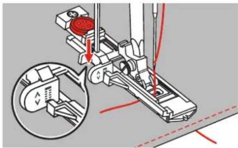 Bernette b77 - Coudre une boutonnière automatique - 4