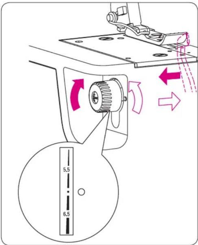 Bernette bb48 FunLock - Volant de mise en place du couteau - 1