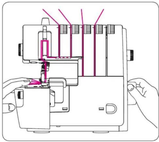 Bernette bb48 FunLock - -Réglage du transport différentiel pour l'effet de bouclage - 2