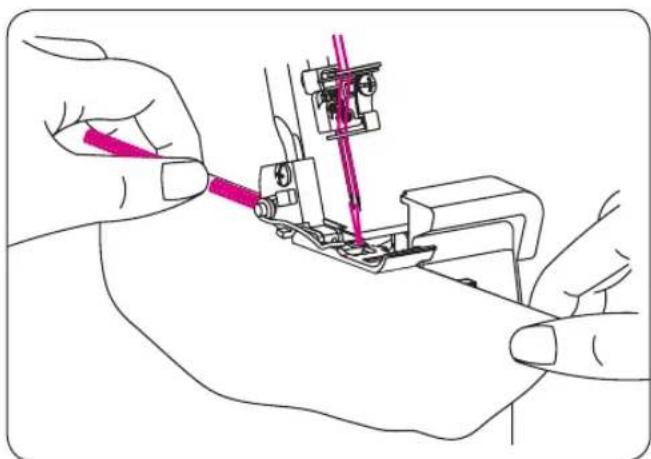 Bernette bb48 FunLock - -Réglage du transport différentiel pour l'effet de bouclage - 1