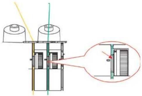 Bernette b64 AirLock - Préparation de l'enfilage - 3