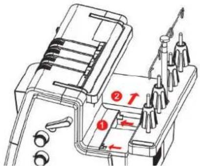 Bernette b64 AirLock - Monter les supports de bobine - 1