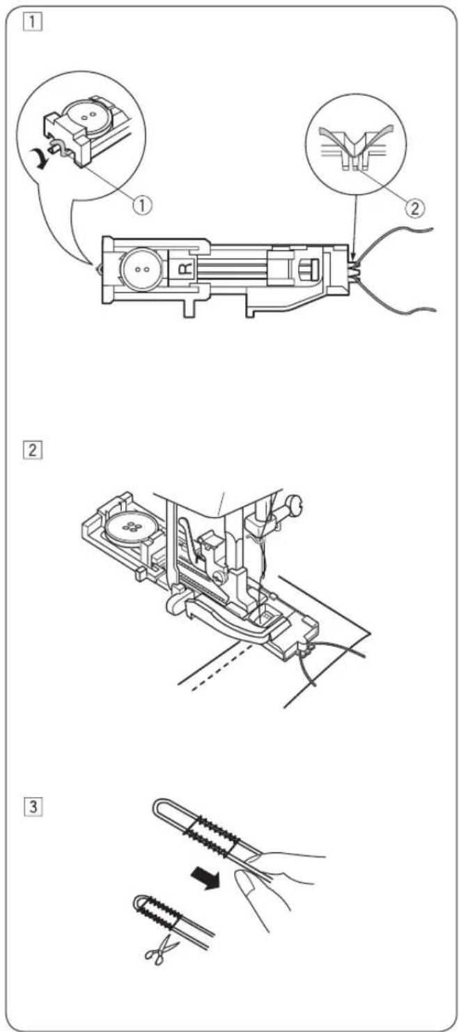Bernette b35 - - Ajustement de la densité de point pour boutonnières - 2
