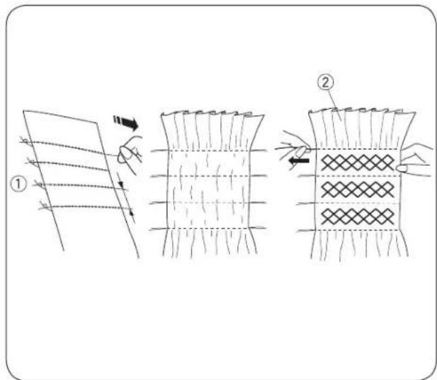 Bernette b37 - Point de feston / point coquille - 2