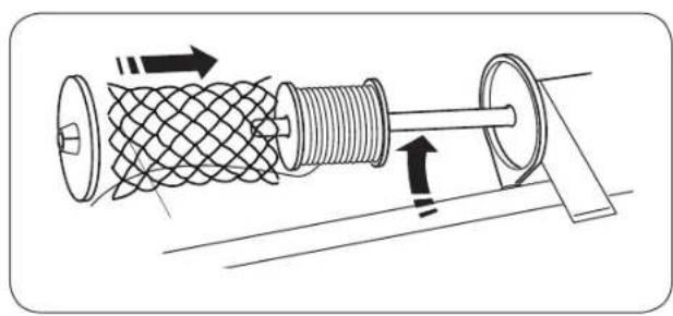 Bernette b37 - Second support de bobine de fil - 1