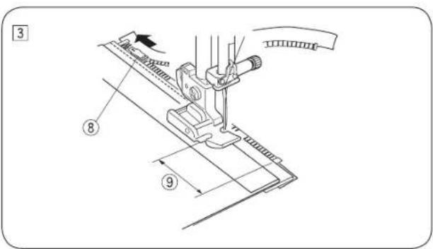 Bernette b37 - Début de la couture - 2