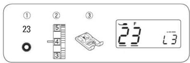 Bernette b37 - Égalisation de la surface de reprisage - 3