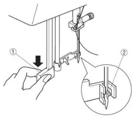 Bernette b38 - Enfilage - machine - 1
