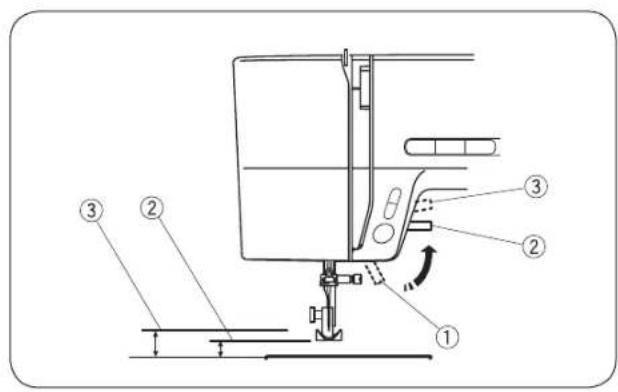 Bernette b38 - Fixation du pied-de-biche - 1