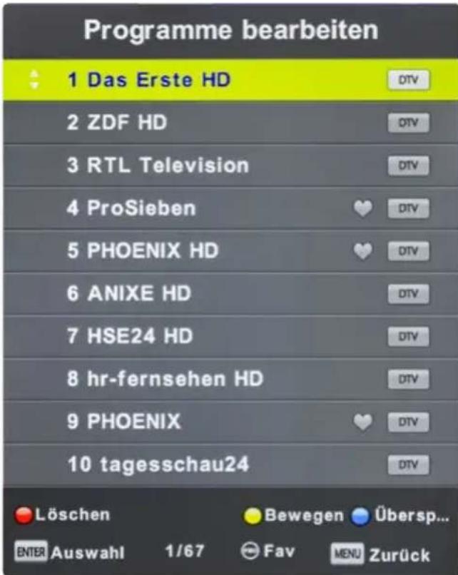 MEGASAT Royal Line III 32 - Favorites (FAV button) - 1