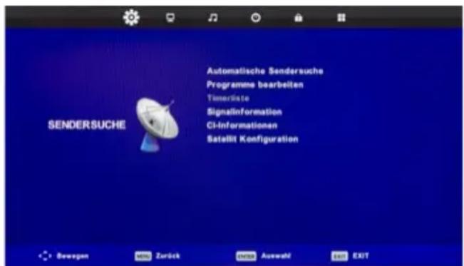 MEGASAT Royal Line III 32 - Navigation dans le menu principal - 1