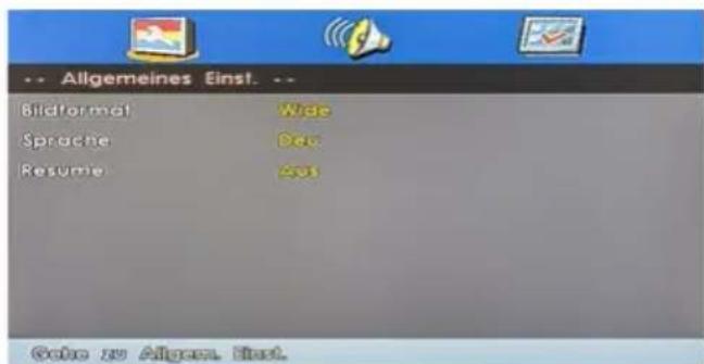 MEGASAT Royal Line III 32 - General Settings - 1