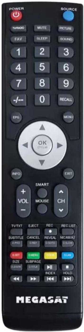 MEGASAT Royal Line III 22 Smart - Télécommande - 1