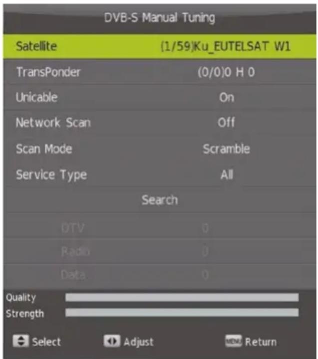 MEGASAT Royal Line III 24 - Network Scan - 1