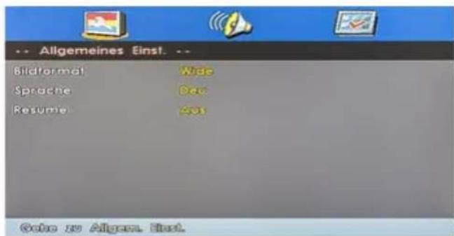MEGASAT Royal Line III 24 - General Settings - 1