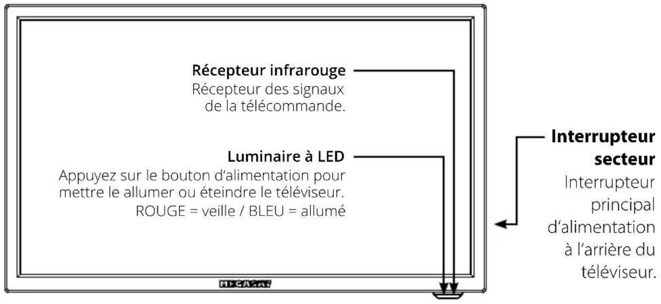 MEGASAT Royal Line III 19 Smart - Vue frontale et latérale - 1