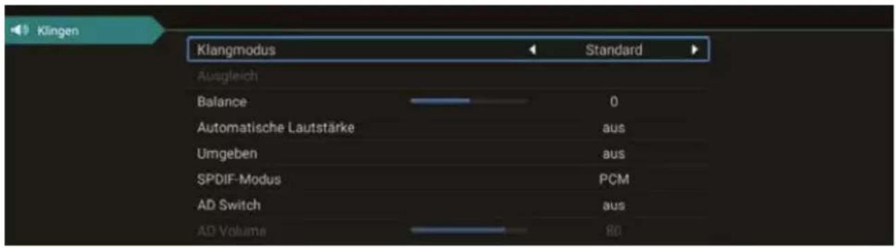 MEGASAT Royal Line III 19 Smart - Sound setting - 1