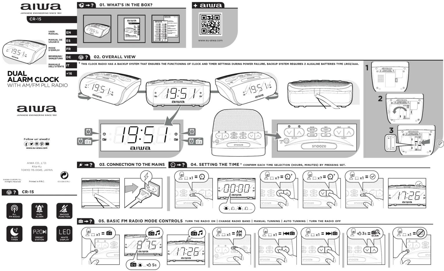 AIWA CR15 - 1