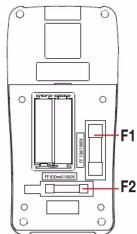 MULTIMETRIX DMM141 - Reemplacement des PILES - 2