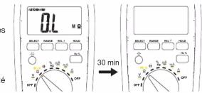 MULTIMETRIX DMM141 - Arrêt automatique - 1