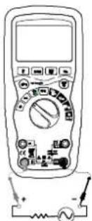 MULTIMETRIX DMM240 - Messen von Wechselströmen (Frequenz, Tastverhältnis) - 1