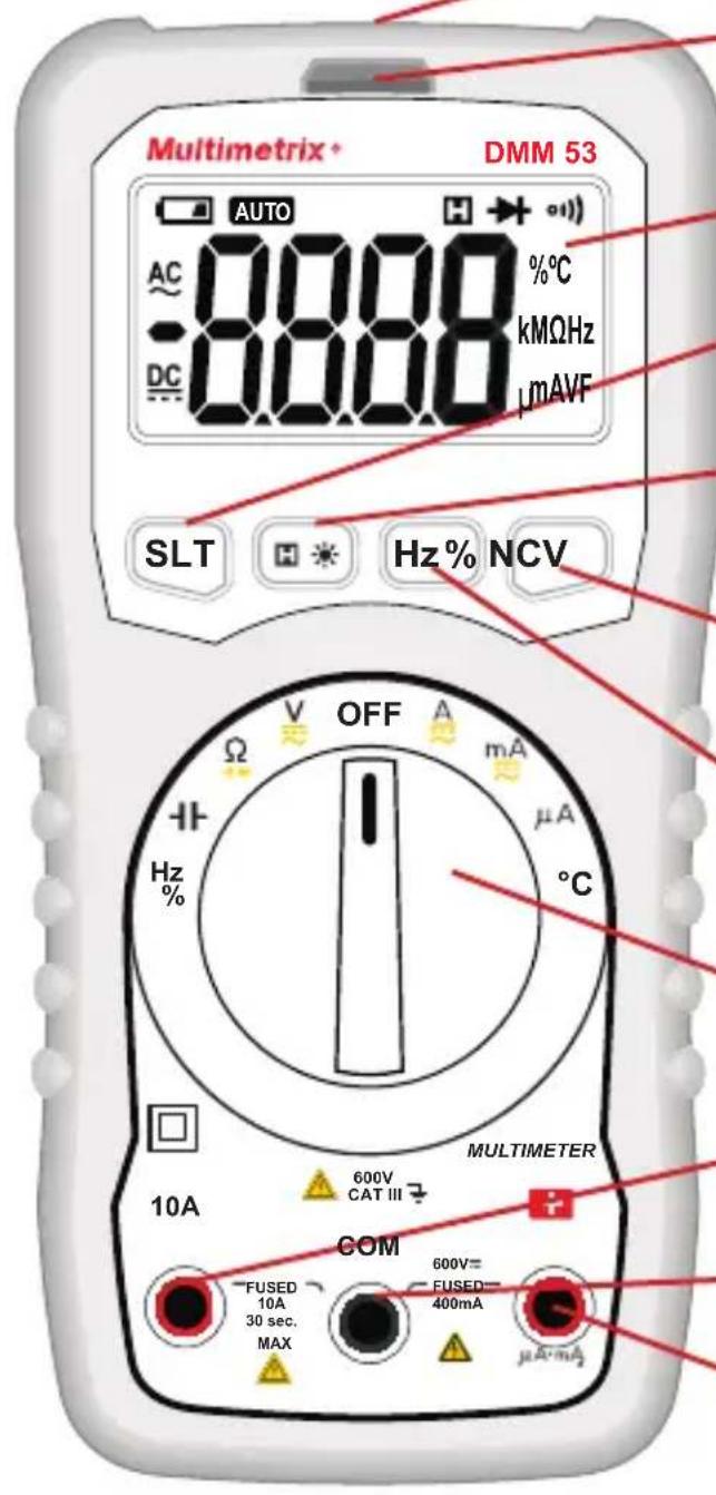 MULTIMETRIX DMM53 - GERÄTEVORSTELLUNG - 1