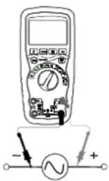 MULTIMETRIX DMM220 - Messen von Alternativspannungen (Frequenz, Tastverhältnis) - 2
