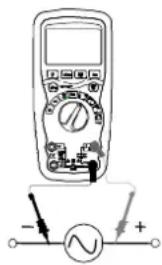 MULTIMETRIX DMM220 - Mesures de tension alternative (fréquence, rapport cyclique) - 1