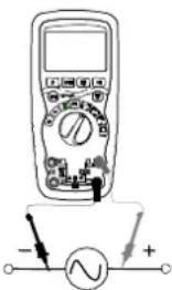 MULTIMETRIX DMM230 - Misure di tensione alternata (frequenza, rapporto ciclico) - 1