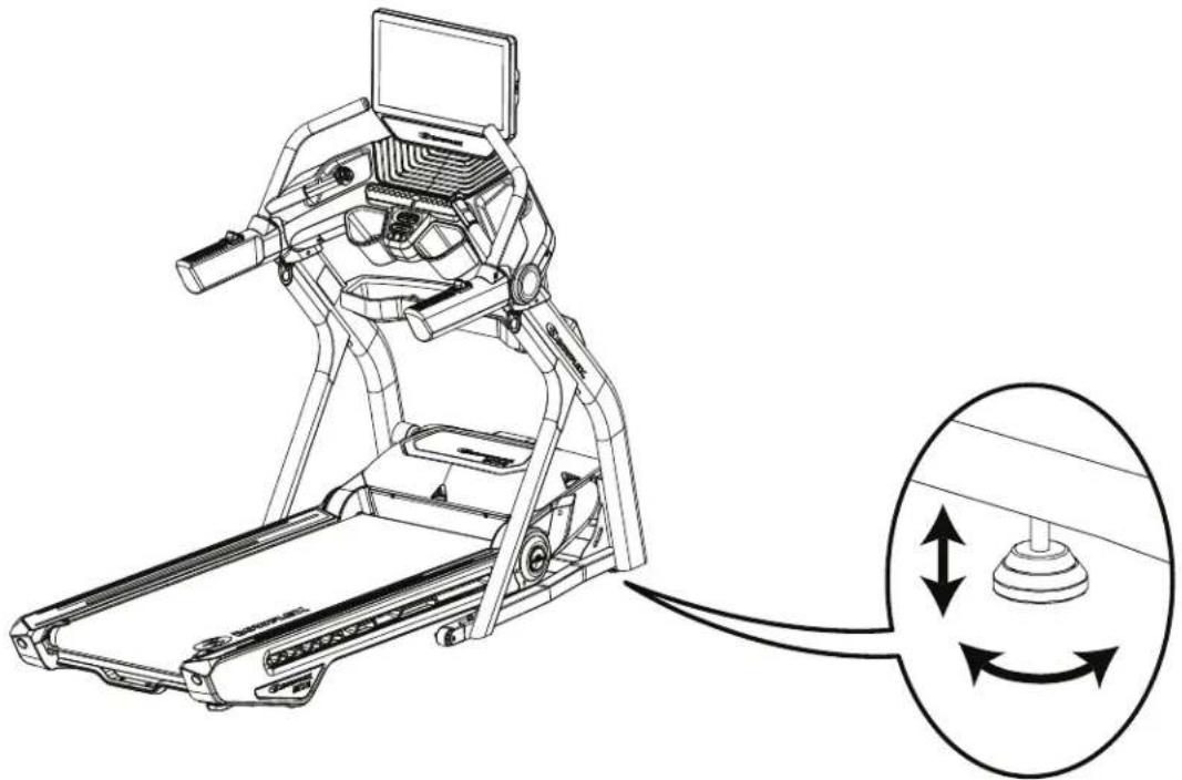 BOWFLEX BXT56 - Nivelage de l'appareil - 2