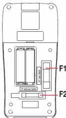 MULTIMETRIX DMM121 - Remplacement des PILES - 1