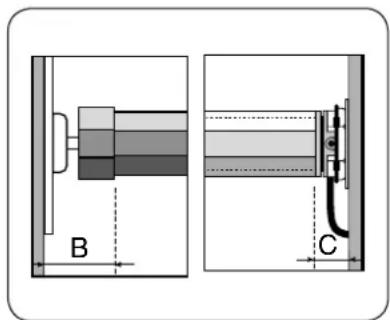 RADEMACHER RolloTube Comfort RTCM - Länge der Wickelwelle ermitteln (Abbildung ③) - 1