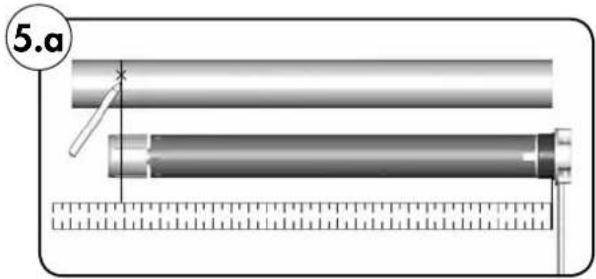 RADEMACHER RolloTube Comfort RTCM - Preparatory work when using precision tubes (Figures 5. - 5f) - 1