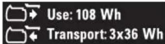 DEWALT DCR029 - Transport av FLEXVOLT™ batteriet - 2