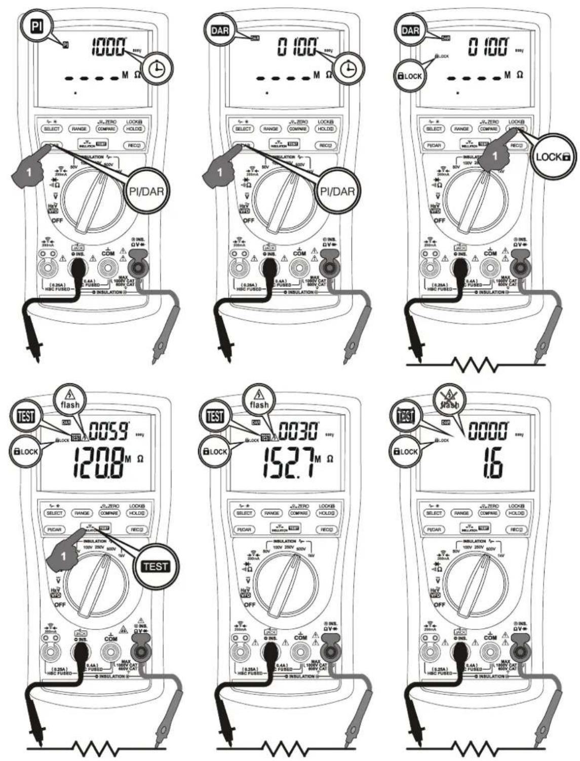 Metrel MD 9070 - PI/DAR mode - 1