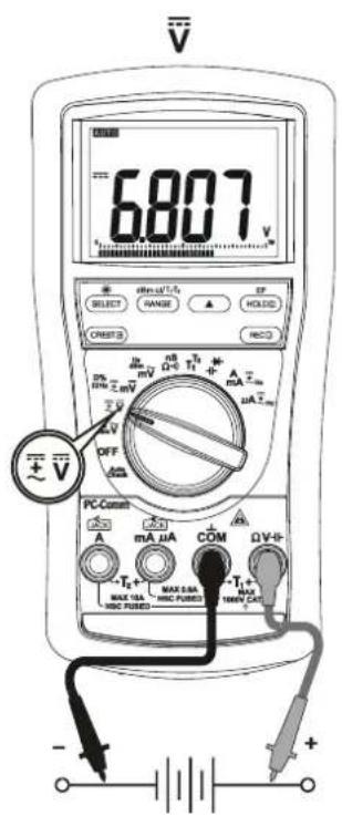 Metrel MD 9050 - Les fonctions dc+acv +ACV (uniquement pour le MD9050), DCV, DCV +ACV - 1