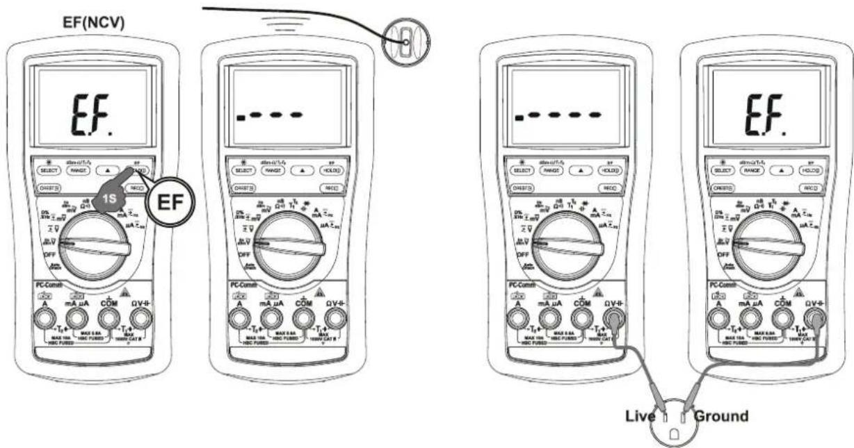 Metrel MD 9050 - Electric Field EF-Detection (MD9050 only) - 1