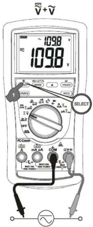 Metrel MD 9050 - DC+ACV +ACV(MD9050 only), DCV, DCV +ACV functions - 3