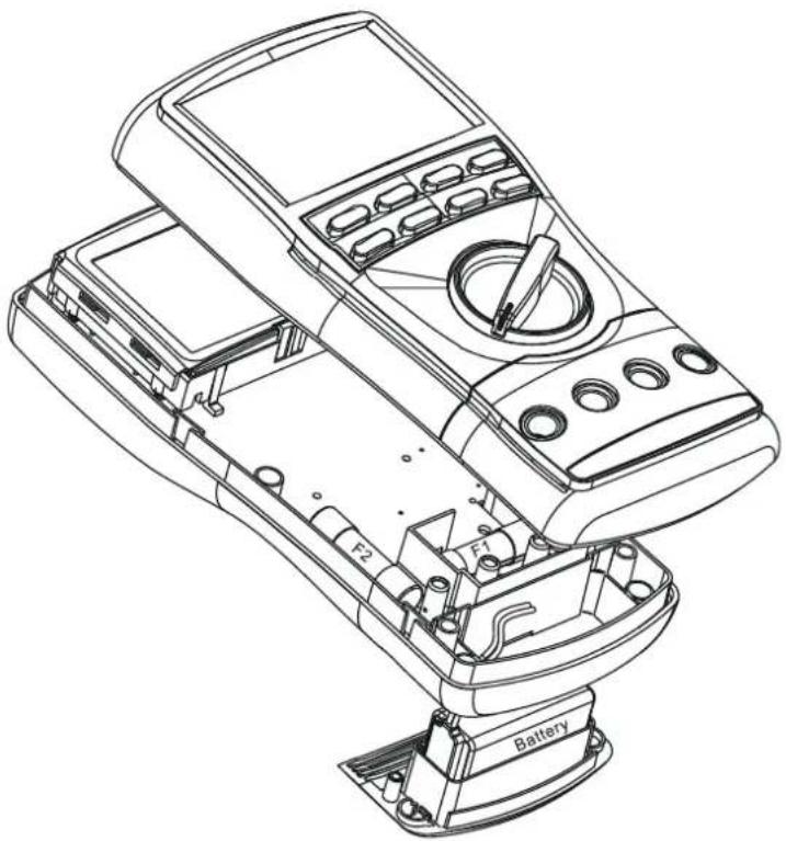 Metrel MD 9050 - Fuse replacement: - 1