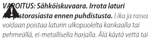 DEWALT DCR011 - Laturin puhdistusohjeet - 1