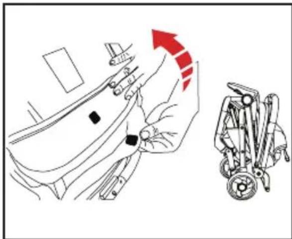 Qtus Lark - - Folding the stroller - 2