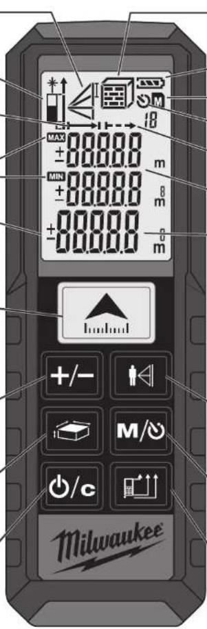 MILWAUKEE LDM 50 - TÆND FOR INSTRUMENTET - 1