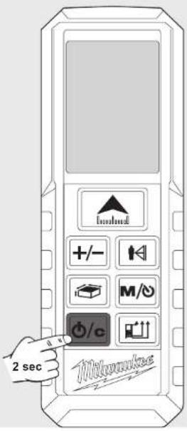 MILWAUKEE LDM 50 - Measure width - 10