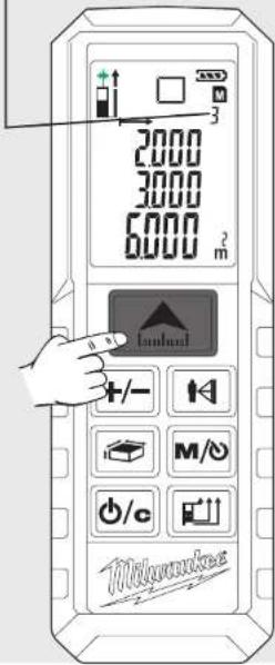 MILWAUKEE LDM 50 - Measure width - 7