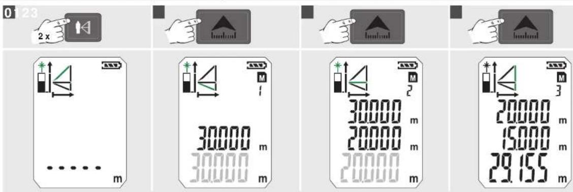 MILWAUKEE LDM 50 - MISURAZIONE SUPERFICIE - 10