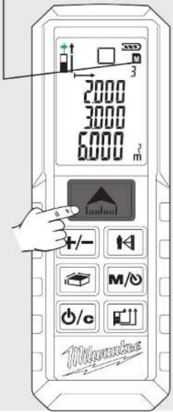 MILWAUKEE LDM 50 - Medir la anchura - 4