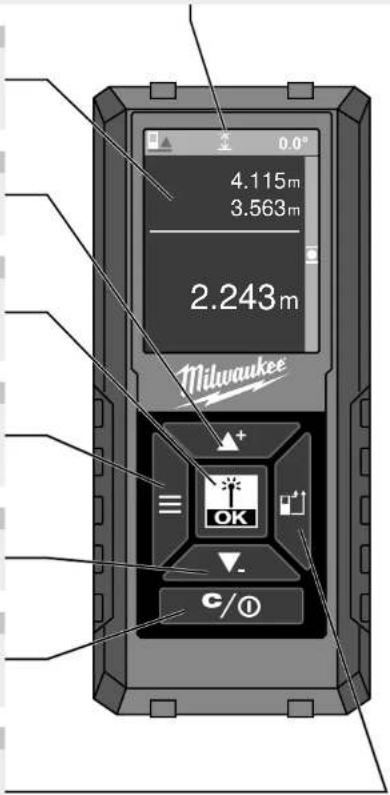 MILWAUKEE LDM 100 - MESSPUNKT - 1