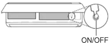 LG AP09RK - Oro kondicionieriaus naudojimas be nuotolinio valdymo pulto - 2
